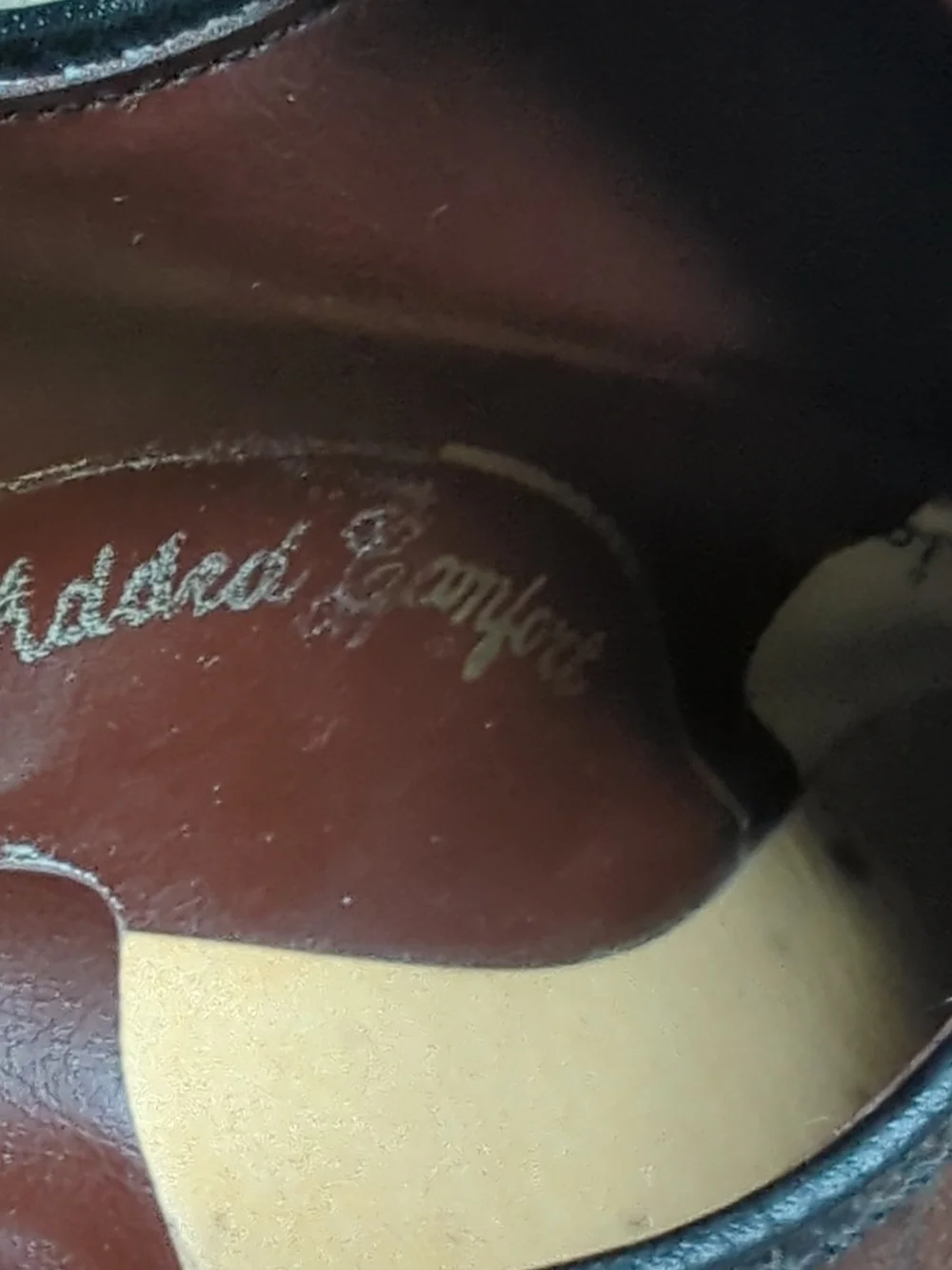 Vintage Weyenberg Brown Leather Derby Shoes Size 11C